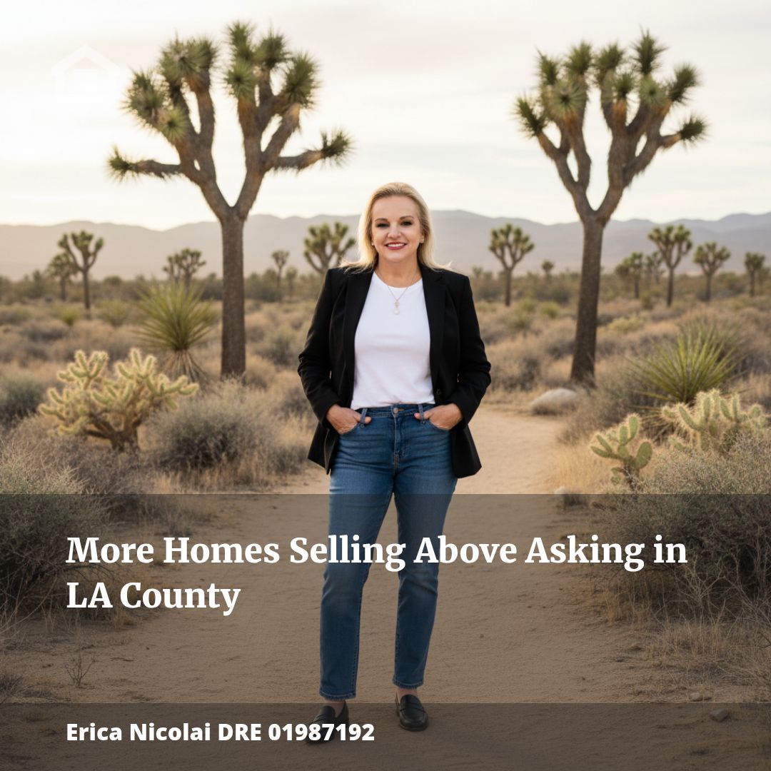More Homes Selling Above Asking in LA County